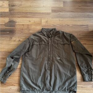 Drake Longsleeve button down vented shirt. Size large